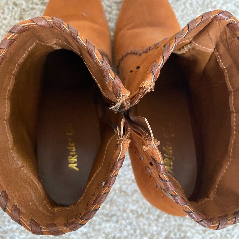 ARider Western Ankle Boots size 8 1/2 - Picture 6 of 8